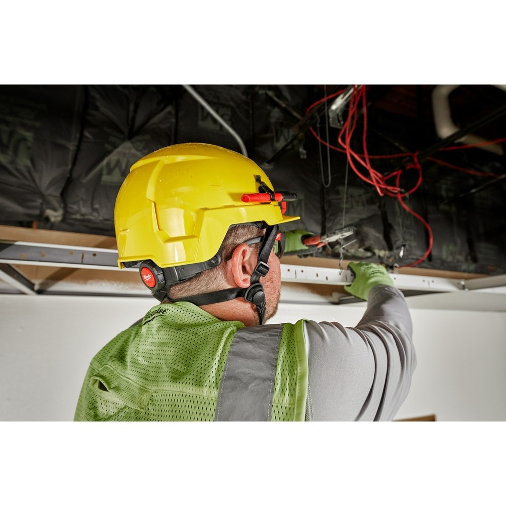 Milwaukee 48-73-1337 Gray Front Brim Helmet with BOLT - Type 2, Class E