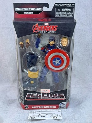 Marvel Legends Age of Ultron Captain America *** Mint in Box *** Thanos BAF MCU