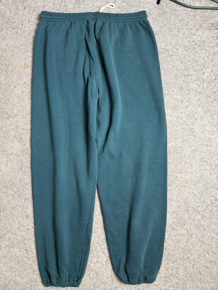 Conjunto de sudadera Jerzees para hombre XL verde azulado NuBlend cuello redondo hecho en EE. UU. polar Foto 3 de 4