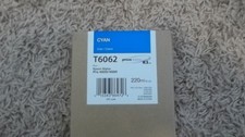 Epson Genuine T6062 Cyan Toner Cartridge Orig...