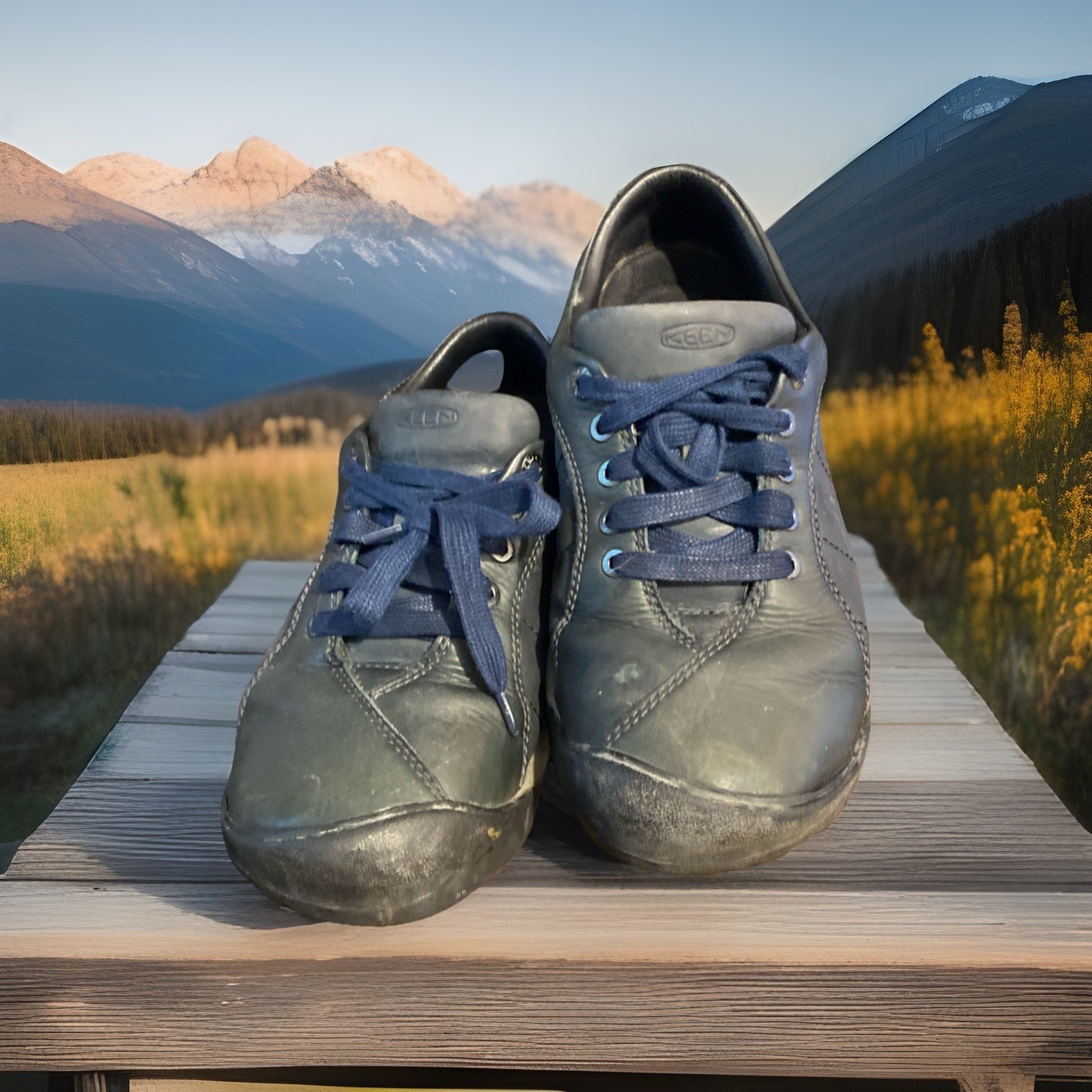 Keen Scarpe da Escursionismo in Pelle Marrone Donna 9 5W Pelle Protezione Punta Esterno