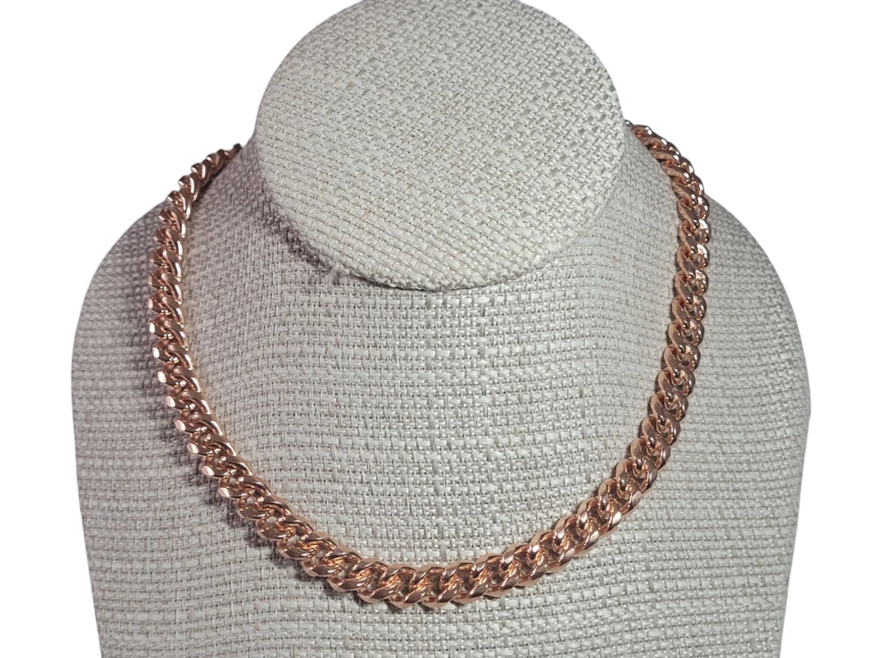 纯纯纯天然铜古巴链项链遏制关节炎治疗项链 — 第 2/4 张图片