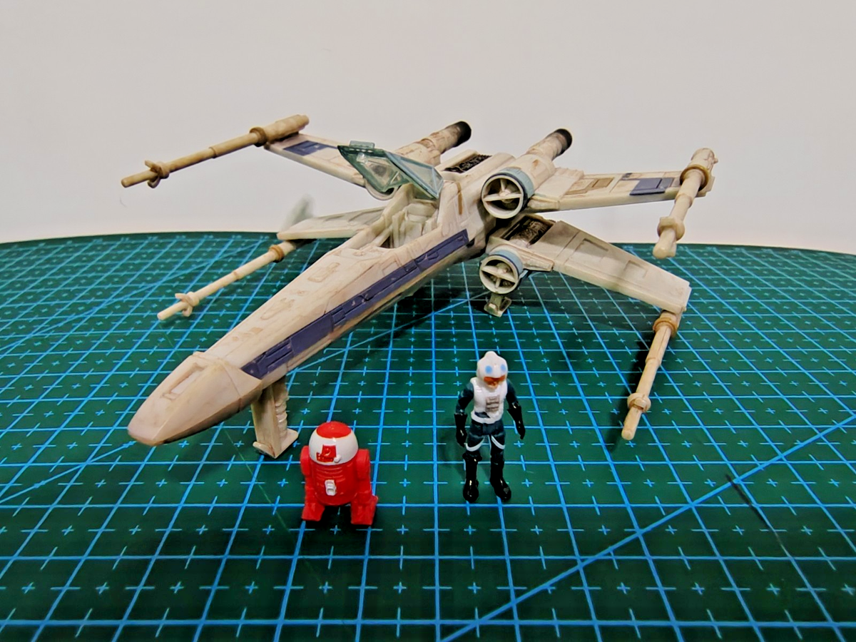 STAR WARS Micro Galaxy Squadron ANTOC MERRICK'S X-Wing CHASE RARE