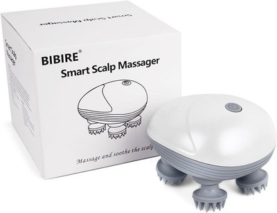Kopfmassagegerät BIBIRE 4 Massageköpfe wasserdicht 3 Modi