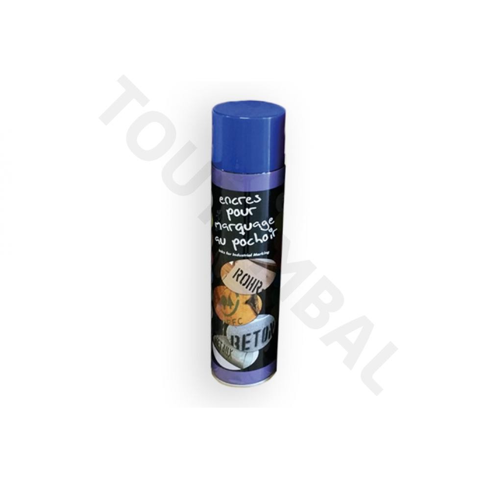 Encre bleue en aérosol 600 ml pour marquage au pochoir