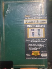 1 Factory Sealed Pioneer Green Bonded Leather PhotoAlbum Bidirectional 200 4x6