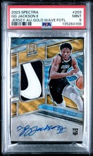 2023 Panini Spectra - Rookie Jersey Autographs GG Jackson Nike RPA Gold Wave /3