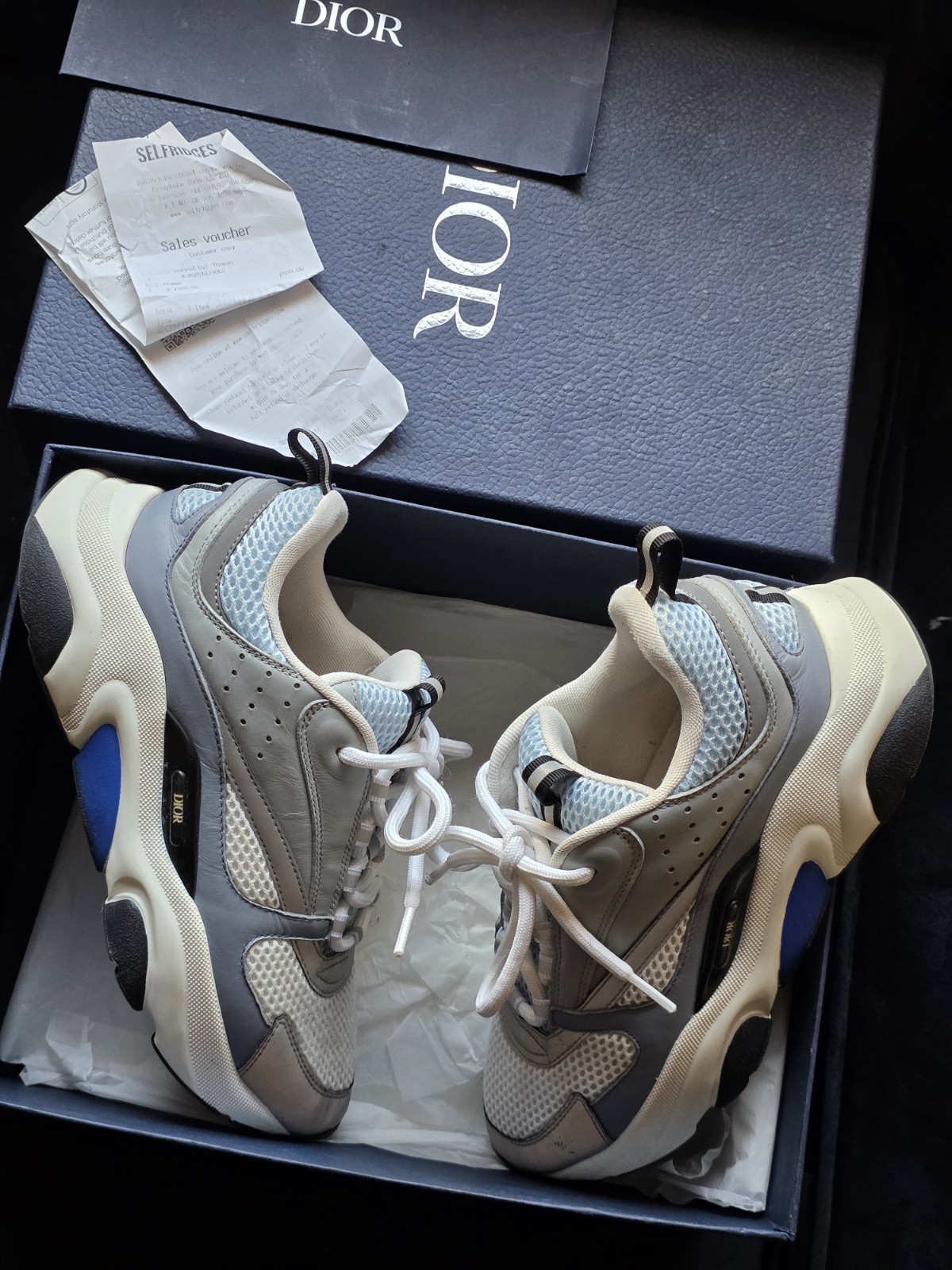Dior B22 Trainers - Baby Blue image 6