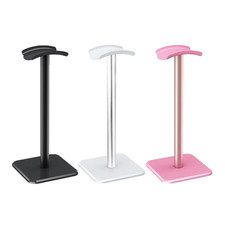 Aluminum Headphone Stand Desk Holder Space Saving Headset Display Organizer