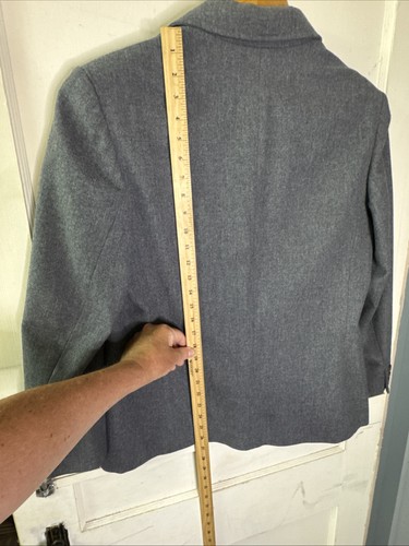 Vintage Pendleton grau Blazer 100 % Schurwolle Damen 12 USA Jacke Anzug Mantel - Bild 7 von 10