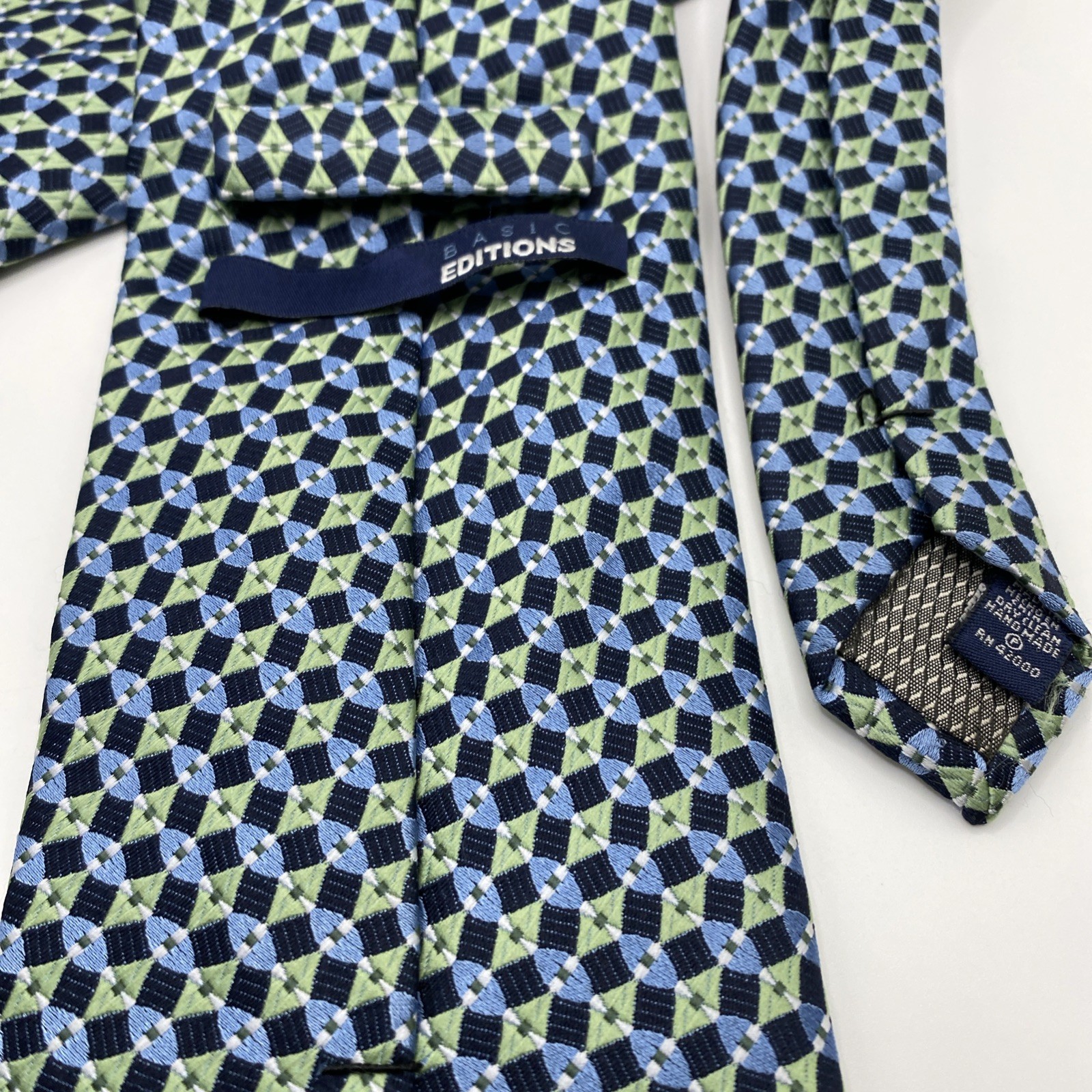 Basic Editions Mens Solid Tie  HandMade In China - image 8