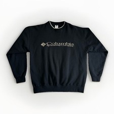 Vintage 90s Columbia Sportswear Pullover Crewneck Sweatshirt XL Boxy Fit Heavy