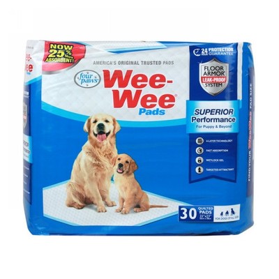 Wee Wee Pads  30 Packets By Four Paws