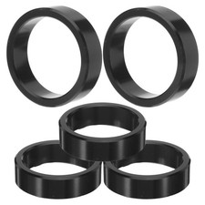  5 Pcs Aluminum Alloy Stem Spacer Bike Fork Washer Bicycle Quick Release Spacers