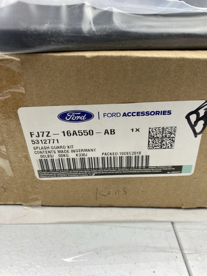 Genuine Ford OEM 15-19 Lincoln MKC Front ONLY Molded Mud Flaps FJ7Z-16A550-AB - Image 4 of 4