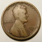 1912 S Lincoln Wheat Cent Penny VG-Details   "Actual Coin Pictured"