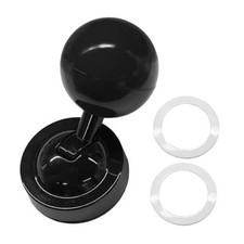 Ball-bar Car Push Start Button Cover, Funny Metal Car Push to Start Metal/Black