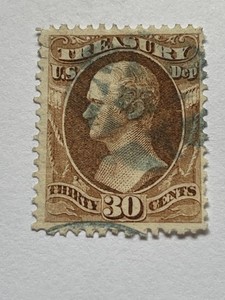 US Scott #O81 - 1873 30-cent Official Treasury - USED