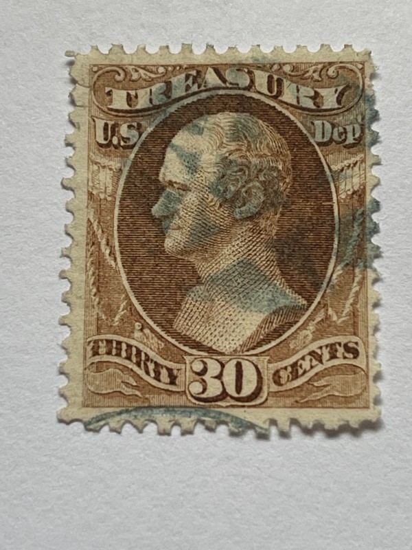 US Scott #O81 - 1873 30-cent Official Treasury - USED
