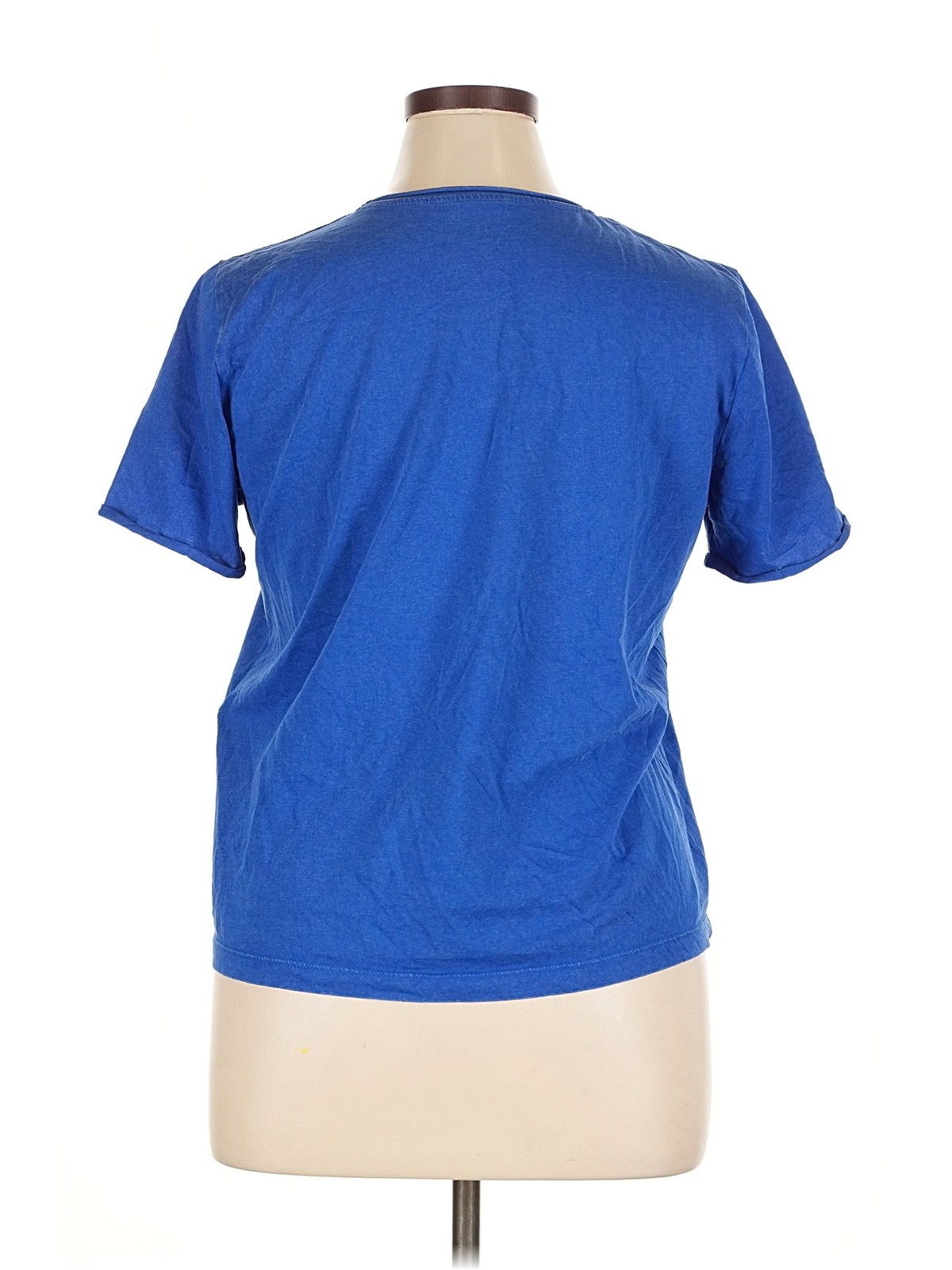 Zara Women Blue Active T-Shirt XL thumbnail 2