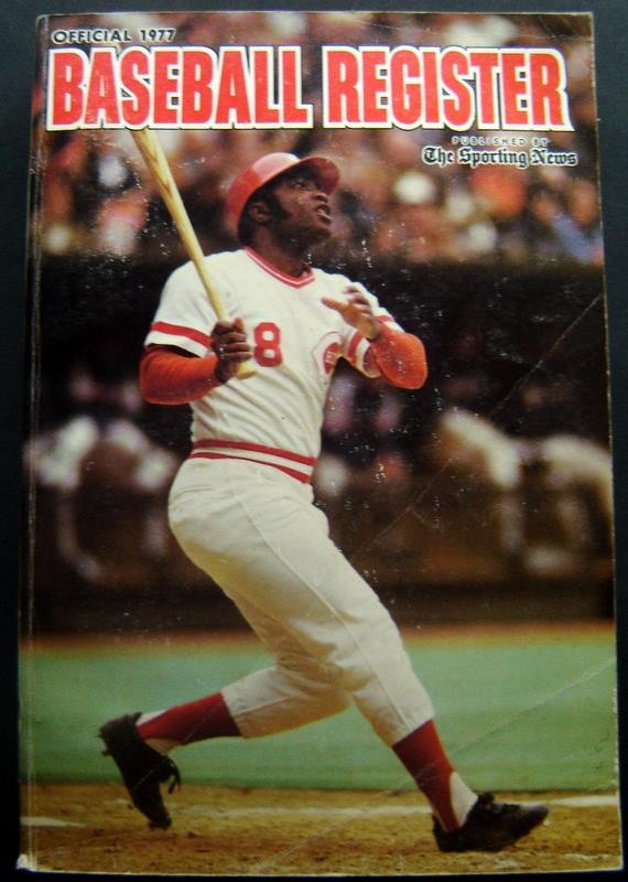 1977 Edition Baseball REGISTER The Sporting News MORGAN / KAAT Covers