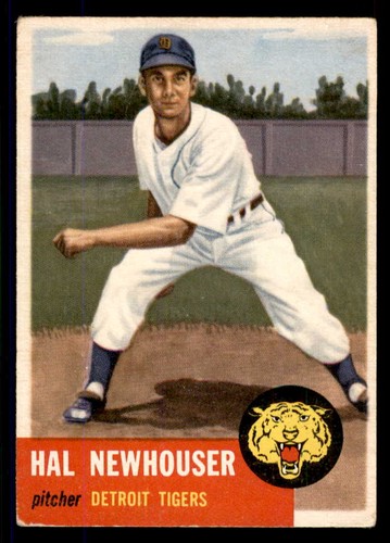 Hal Newhouser #228 1953 Topps card