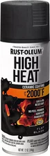 HIGH HEAT Flat Black Automotive Spray Paint Oil Resistant Exhaust Engine Enamel