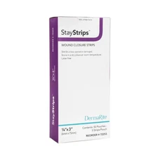 StayStrips Closure Flexible Skin Strip .25 x 3" Sterile 72253 50 Ct