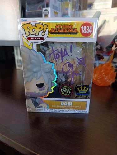 Funko Pop My Hero Academia #1834 Dabi Specialty Series Exclusive Chase Signed