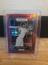 2024 Panini Donruss Optic Jackie Robinson Red Prizm #160/199 Brooklyn Dodgers