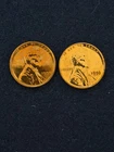 1954-P  and 1956-P Gem Proof Lincoln Wheat Cents--Spectacular Red Gems!!!