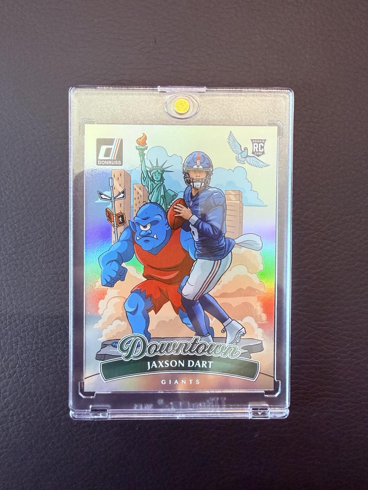 2025 Panini Donruss Downtown Jaxson Dart Rookie RC #14 Giants SSP Case Hit