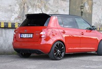 Maxton Design Heckspoiler Lippe Passend FüR Skoda Fabia RS Mk2 Schwarz Hochglanz