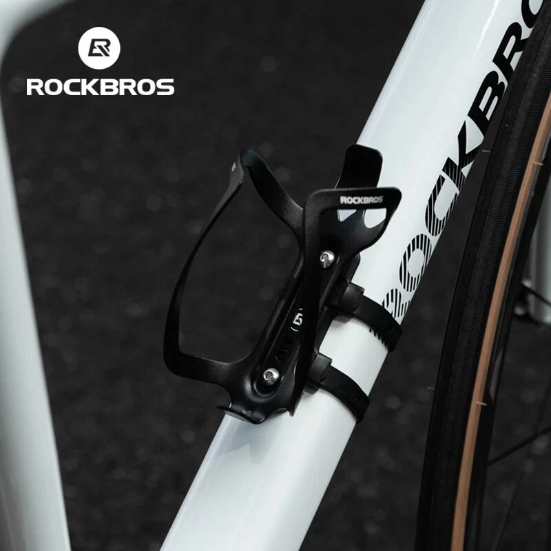 Adaptador de montaje en jaula para botellas de bicicleta ROCKBROS Soporte de silicona Correa Soporte para hervidor de agua Foto 3 de 4