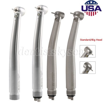 Dental Fiber Optic LED E-generator Handpiece Big/Standard Head 2/4H YBM