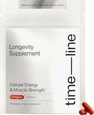 Timeline Mitopure Urolithin A Supplement Softgels - Clinically Proven Support