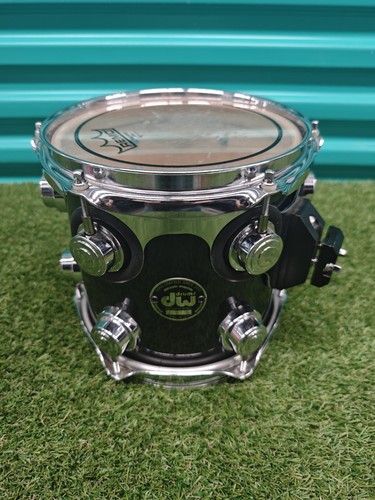 ⚡DW Drum Workshop 1997 Collectors Series 8”X8” Rack Tom Drum - Black⚡ - Picture 7 of 15