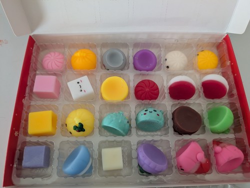 Calendrier de l'Avent Mystery Christmas Squishies 2026, calendrier compte à rebours Dumplings - Photo 8/9