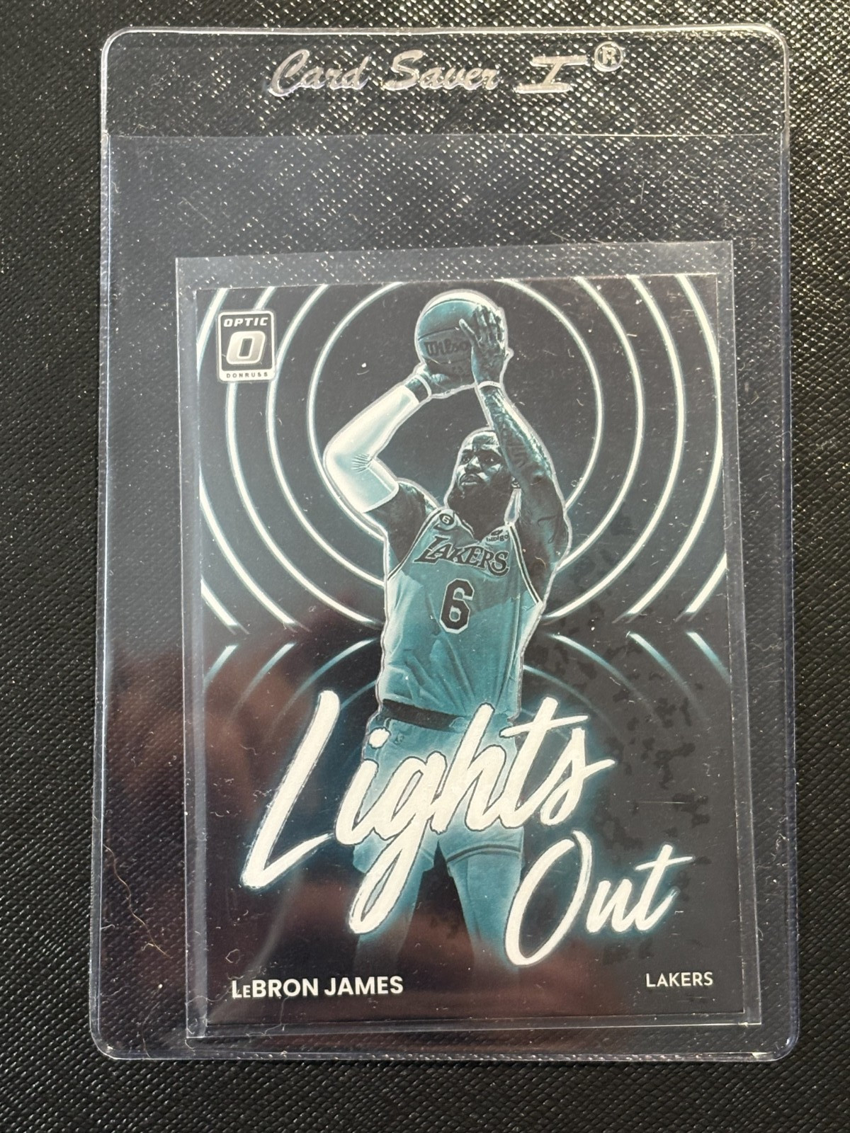 2022-23 Donruss Optic LeBron James Lights Out #6 Lakers