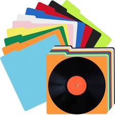 30 Pcs Vinyl Record Dividers Bulk Plastic Album Lp Record Dividers Multicolor...