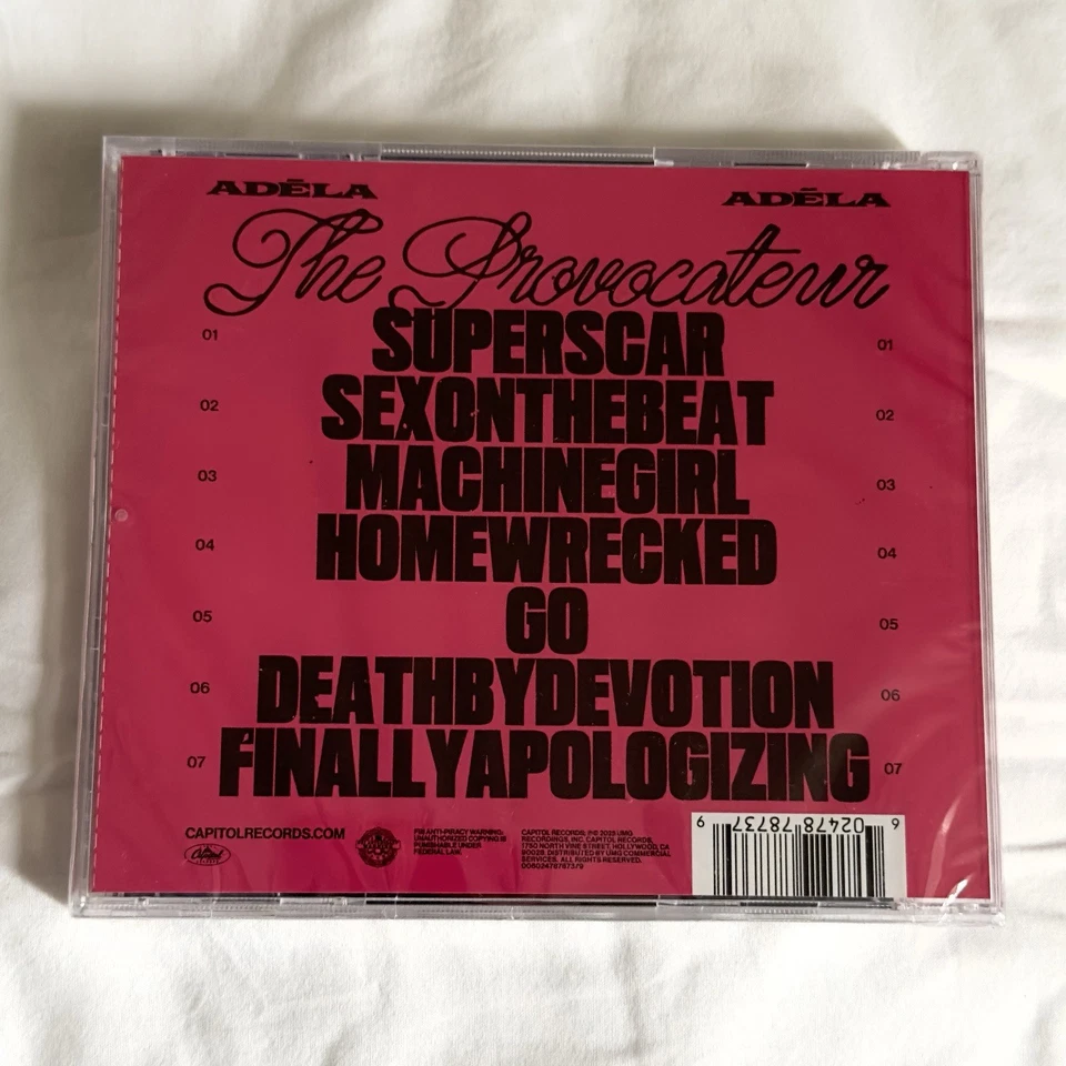 ADÉLA - The Provocateur Limited Edition Signed Sealed CD Album EP Adela - Image 2 of 3