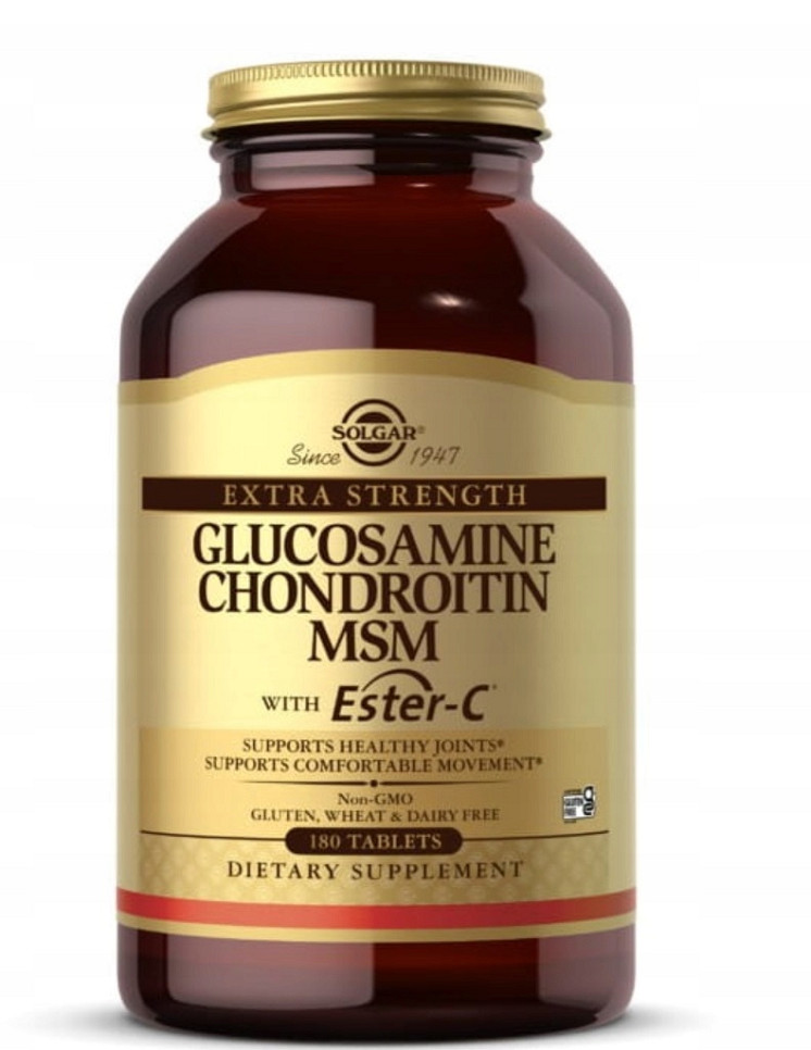 Joom Solgar Glucosamin, Chondroitin, Msm Mit Ester-C, 180 Tabletten - Bild 2