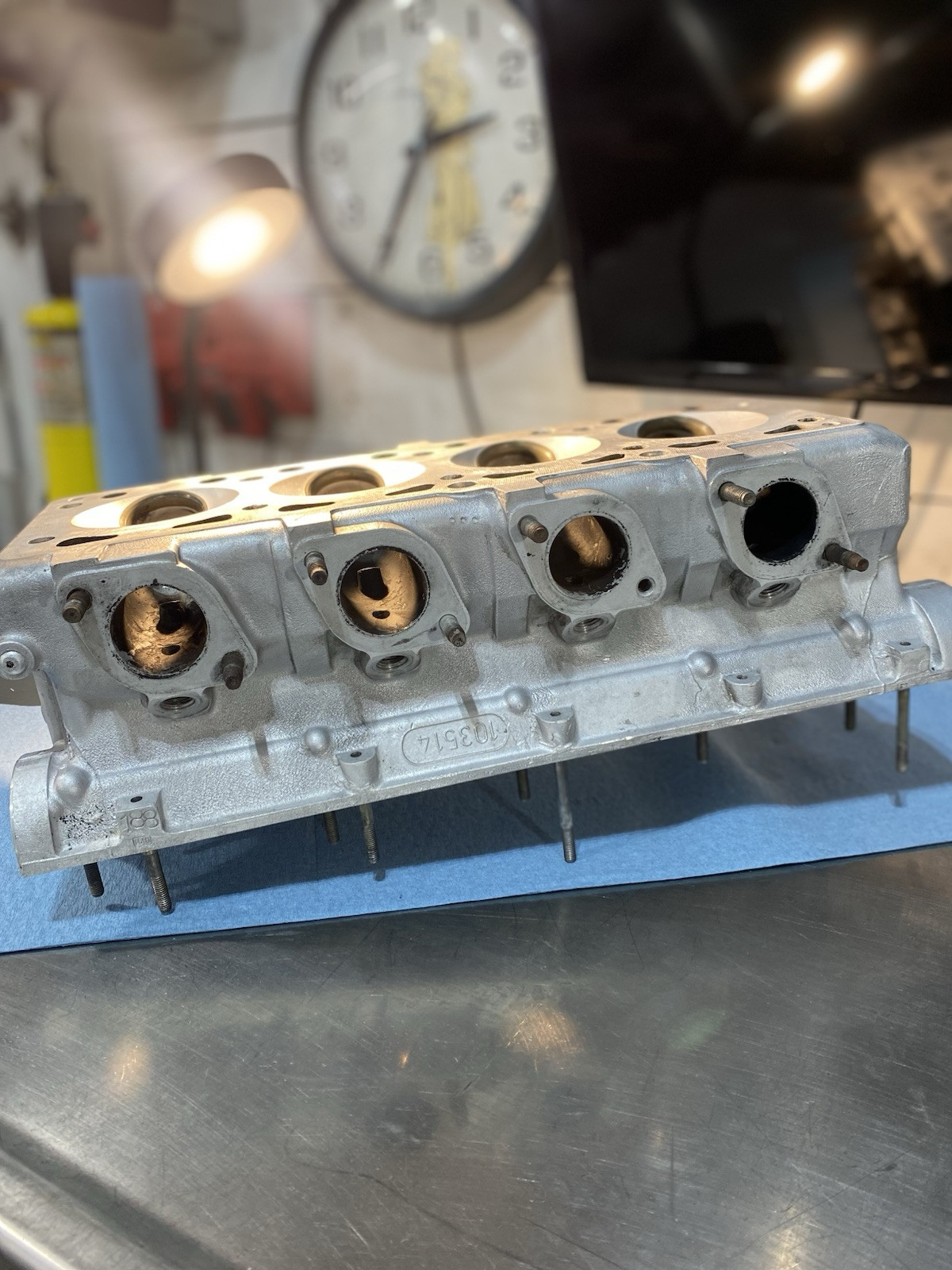 Ferrari 308 RH Cylinder Head P/N 107723   Casting 103514.  