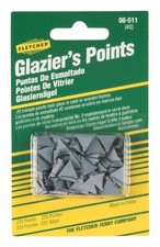 Fletcher 08-511 Metal Glazier Points for Repairing/Reglazing Window Pack of 10