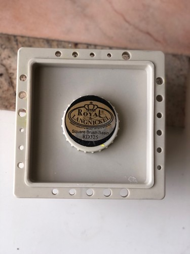 Royal & Langnickel Square Brush Basin Painting Storage Brushes Water Art