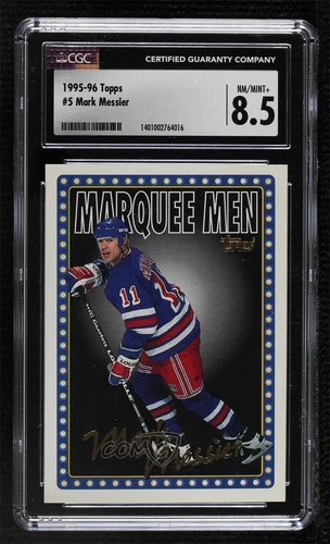 1995-96 Topps Marquee Men Mark Messier #5 CGC 8.5 HOF