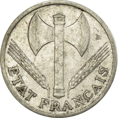 French Coin 50 Centimes | Vichy French State | France | 1942