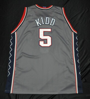 Jason Kidd New Jersey Nets Champion Jersey Alt Sewn Authentic NBA
