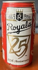 1993 Kansas City Royals 25th Anniversary 1969 - 1993 Commemorative Coca-Cola Can