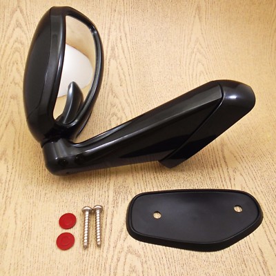 FOR TOYOTA HILUX VIGO 2005-2011 RHD SIDE MIRROR 2 VIEW WING FENDER FRONT BLACK